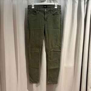 Hudson Olive Utility Denim Pants